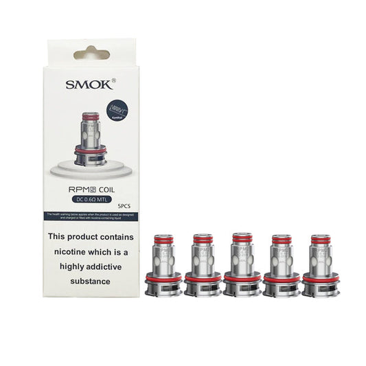 Smok RPM 2 Replacement Coils 0.6Ω DC/0.16Ω Mesh | 5-pack - Shop Now at  Sweet Geez Vapes