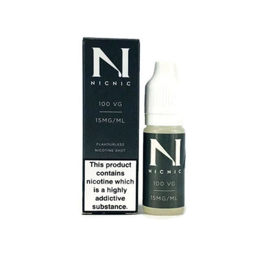 NIC NIC Nicotine Shot 10ml E-liquid 15mg 100VG - Sweet Geez Vapes