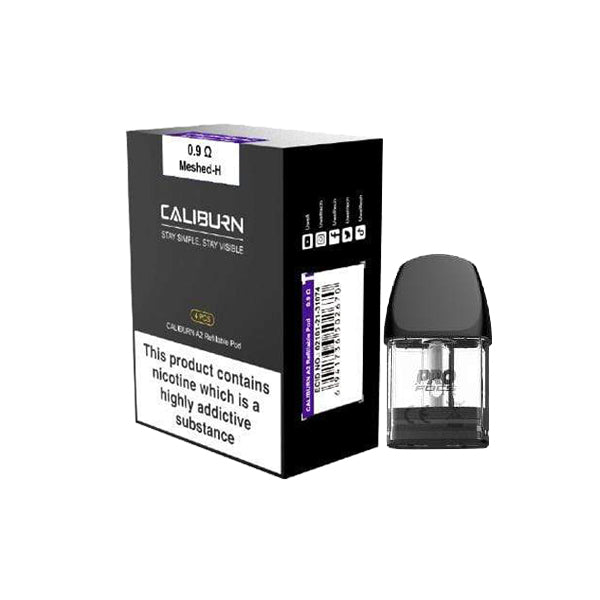 Uwell Caliburn A2 Replacement Pods 2ml | 4-pack - Sweet Geez Vapes