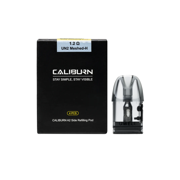 Uwell Caliburn A2 Replacement Pods 2ml | 4-pack - Sweet Geez Vapes