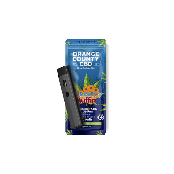 Orange County CBD 600 mg CBD Vape jetable - 1 ml 700 bouffées