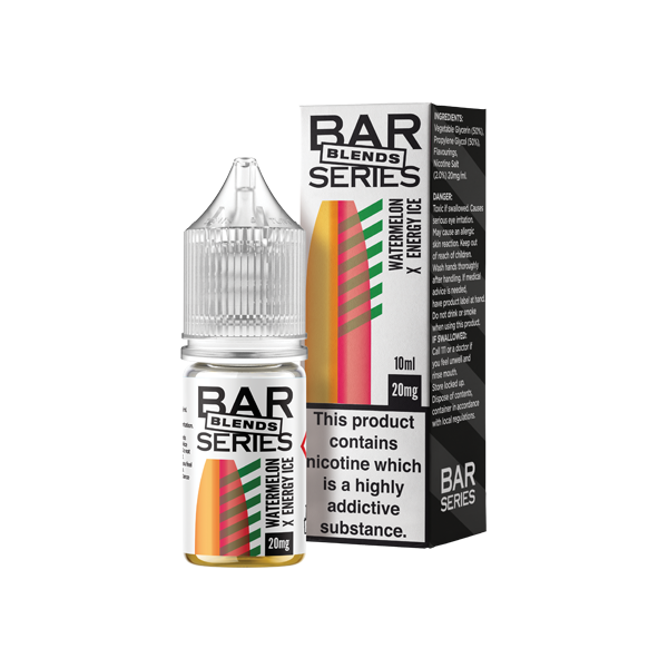 Serie de barras de 20 mg que mezcla sales de nic de 10 ml (50 VG/50 PG)