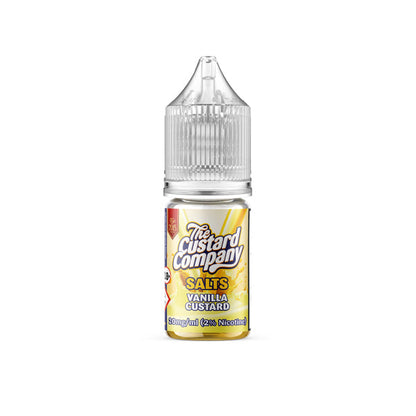 The Custard Company Flavoured Nic Salt 10ml E-liquid | 20mg (50VG/50PG) - Sweet Geez Vapes