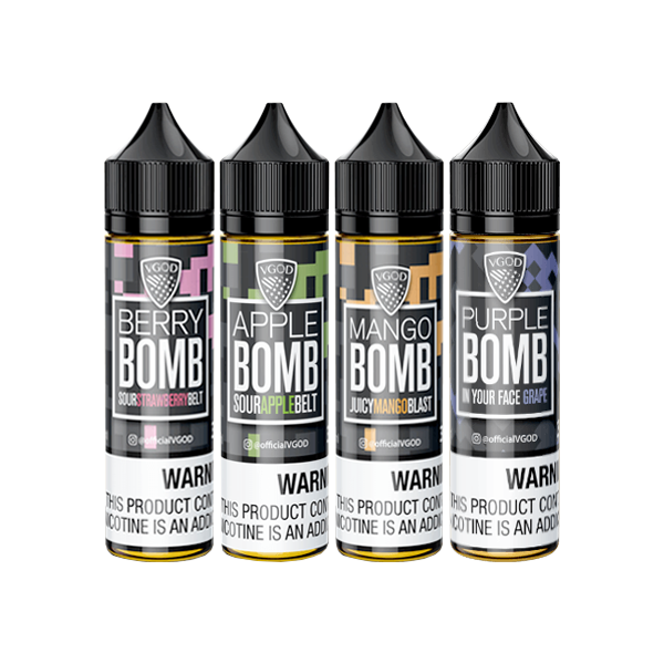 VGOD Bomb Line Shortfill E-Liquid - 50ml (70VG/30PG) - Shop Now at  Sweet Geez Vapes