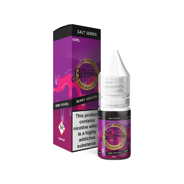 Billionaire Juice Salt Series 10ml Nic Salt E-liquid 10mg (50VG/50PG) - Sweet Geez Vapes