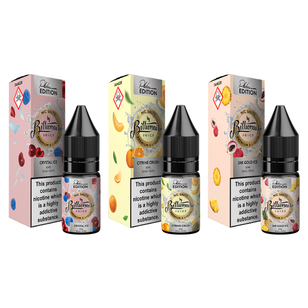  Billionaire Juice Platinum Edition Nic Salt E-liquid | Shop Now