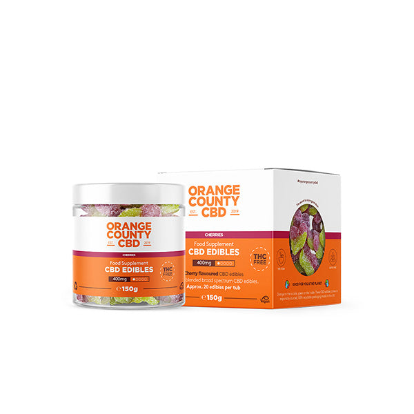 Orange County CBD 400mg Gummies - Small Pack - Shop Now at  Sweet Geez Vapes