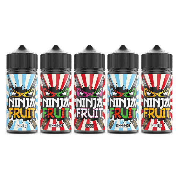 Ninja Fruit Shortfill E-Liquid - 100ml (70VG/30PG) - Shop Now at  Sweet Geez Vapes