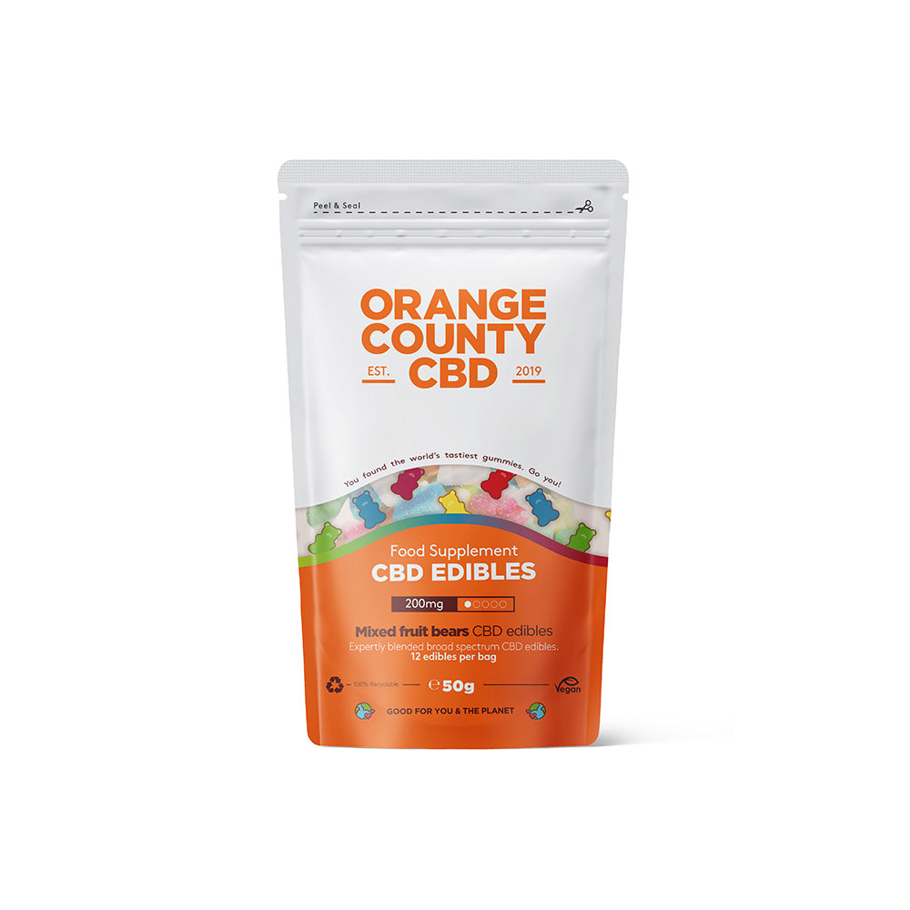 Orange County CBD 200mg Gummy Bears - Grab Bag - Sweet Geez Vapes