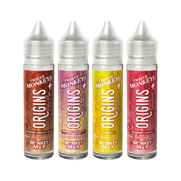 E-Liquide Shortfill Twelve Monkeys Origins 50 ml (65VG/35PG)