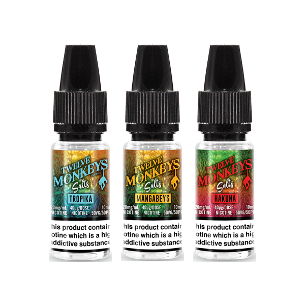  Twelve Monkeys Classics Nic Salts: 10mg | Sweet Geez Vapes