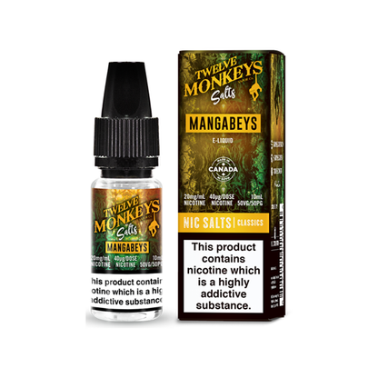  Twelve Monkeys Classics Nic Salts: 10mg | Sweet Geez Vapes