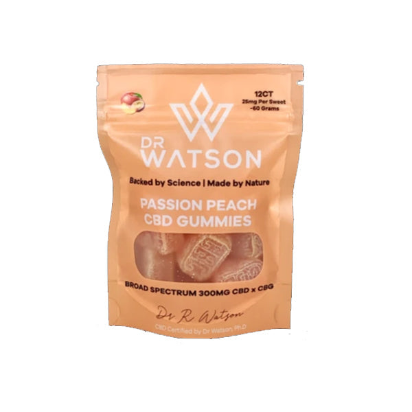 Dr Watson 300mg CBD Hemp Gummies Pack of 12 - Sweet Geez Vapes