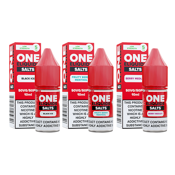 5mg One E-Liquides Aromatisés Sel de Nic 10ml (50VG/50PG)