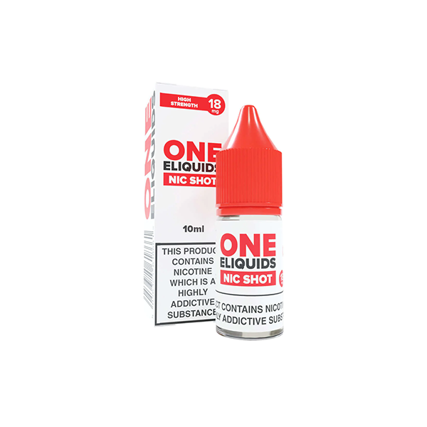 18mg One E-Liquids Standard Nic Shot - 10ml (50VG/50PG)