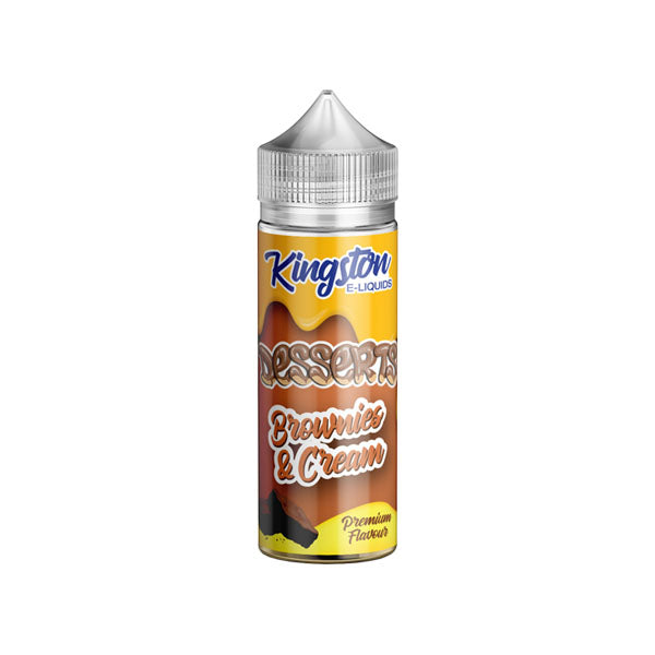 Líquido electrónico Kingston Desserts Shortfill - 120 ml (70 VG/30 PG)