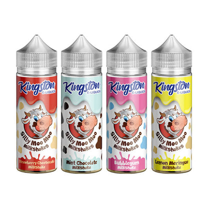 Kingston Silly Moo Moo Milkshakes 120ml Shortfill E-Liquid | (70VG/30PG) - Sweet Geez Vapes