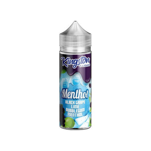 Kingston Menthol Shortfill E-Liquid - 120ml (70VG/30PG) - Shop Now at  Sweet Geez Vapes