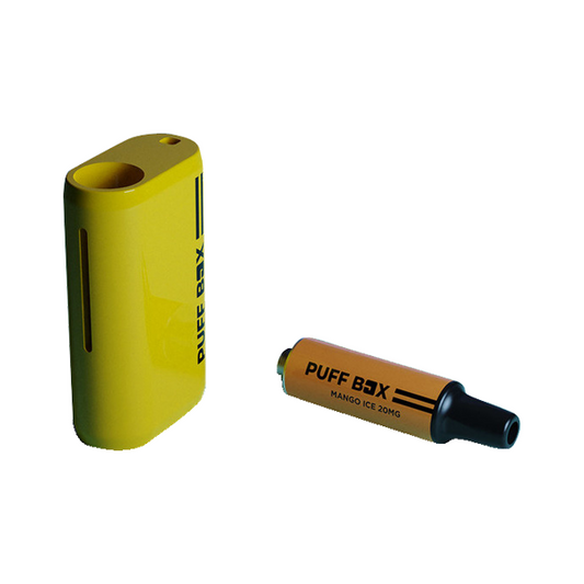 20mg Puff Box Vibrant Yellow Starter Kit - Sweet Geez Vapes