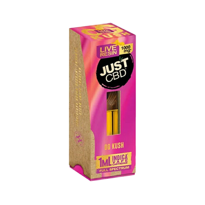  Just CBD Full Spectrum Live Resin 1000mg Signature Cartridges - 1ml