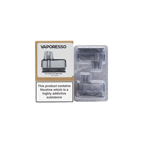 Vaporesso Eco Nano Replacement Pods - 0.8Ω/1.2Ω | 2 Pack