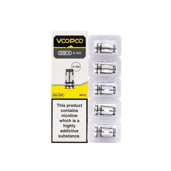 VooPoo PnP X Replacement Coils (0.15Ohm/0.2Ohm/0.3Ohm/0.6Ohm) - Sweet Geez Vapes