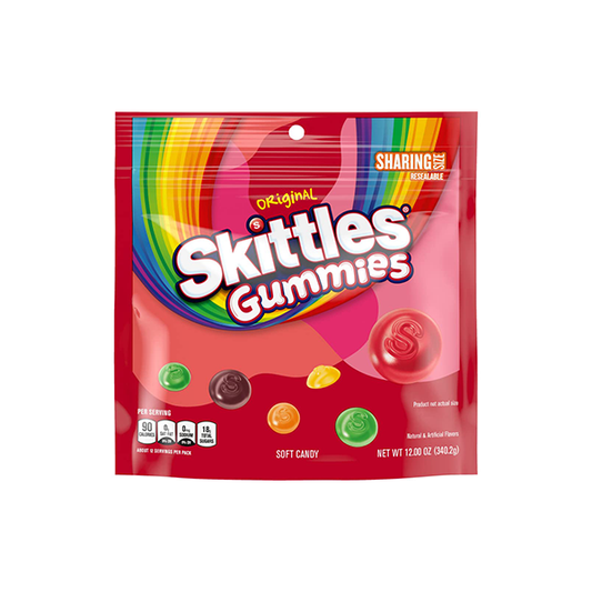 USA Skittles Gummy Original Share Bag - 164g - Sweet Geez Vapes