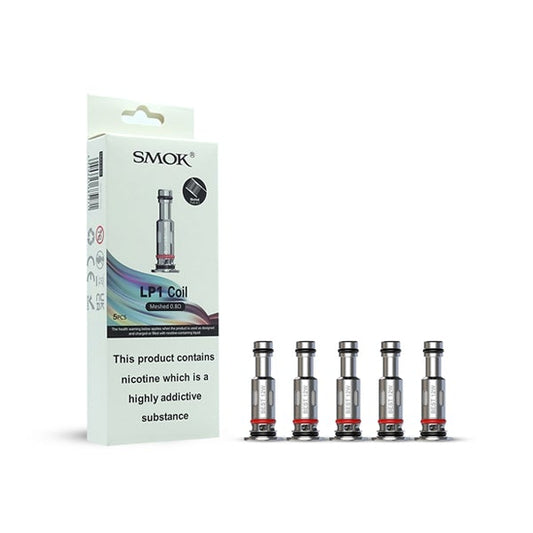 Smok LP1 Meshed Replacement Coils | 0.8Ω / 1.2Ω | 5-pack - Shop Now at  Sweet Geez Vapes