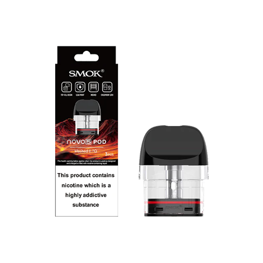 Smok Novo 5 Replacement Pods - 3PCS 0.7Ω 2ml - Shop Now at  Sweet Geez Vapes