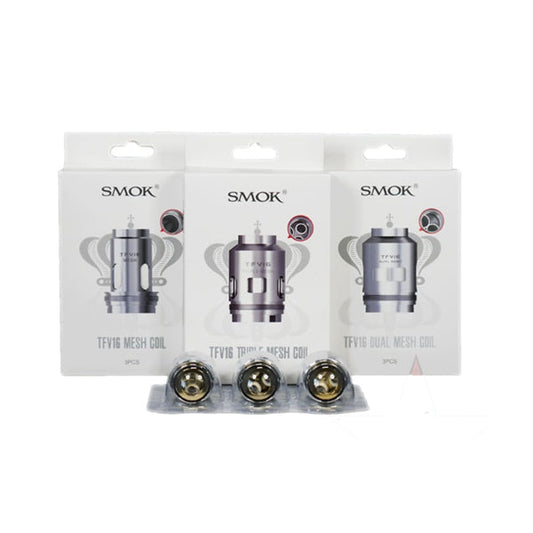 Smok TFV16 Mesh Coils | Single / Dual / Triple | 3-pack - Shop Now at  Sweet Geez Vapes