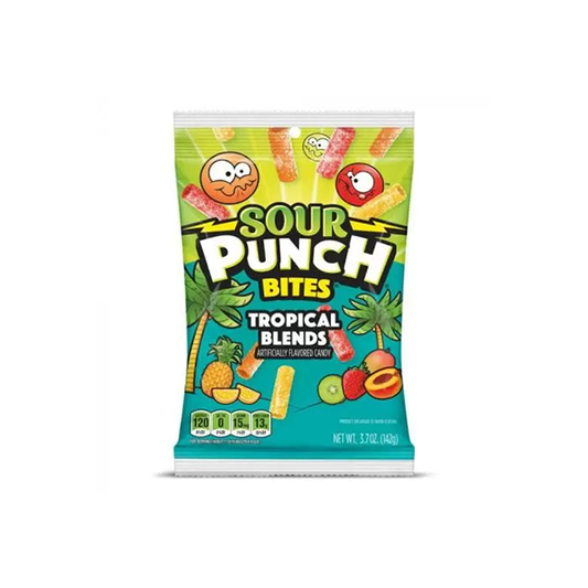 USA Sour Punch Bites Tropical Blends Share Bags - 142g - Sweet Geez Vapes