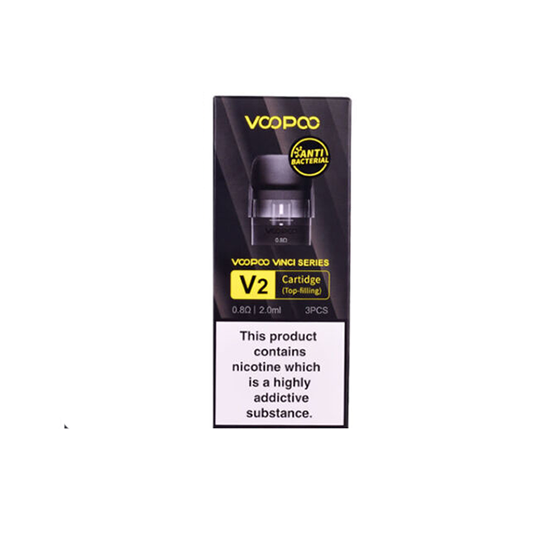 Voopoo Vinci V2 Replacement Cartridge Pods - 0.8Ω/1.2Ω - 3Pcs - Shop Now at  Sweet Geez Vapes