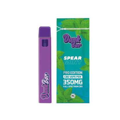 Dank Bar Pro Edition 350mg Full Spectrum CBD Vape Disposable by Purple Dank - 12 flavours - Sweet Geez Vapes