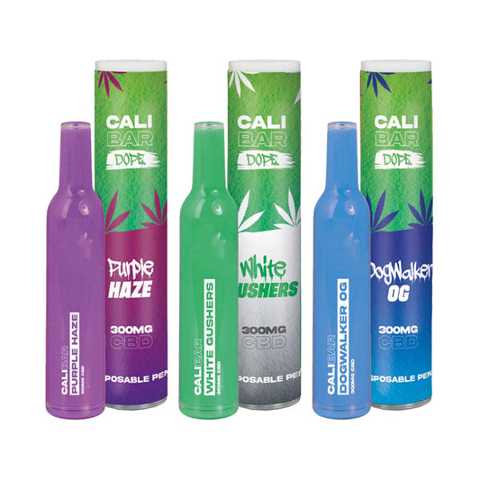 CALI BAR DOPE 300mg Full Spectrum CBD Disposable Vape - Terpene Flavoured - Sweet Geez Vapes