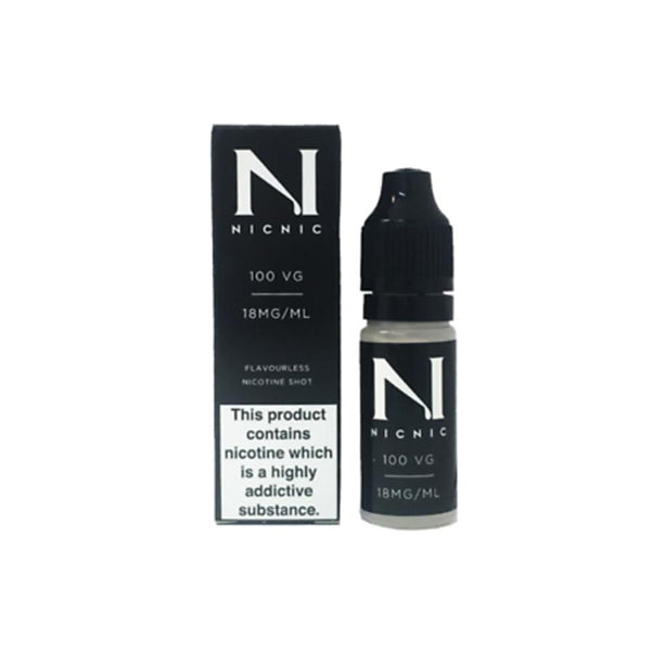 NIC NIC Nicotine Shot 10ml E-liquid 18mg 100VG - Sweet Geez Vapes