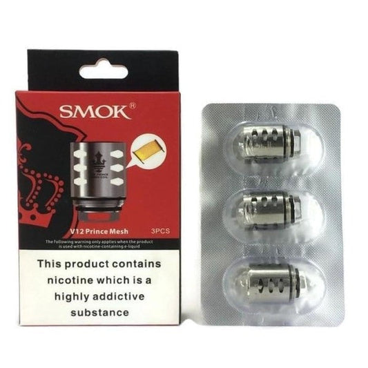 Smok V12 Prince Mesh Coils | 0.15Ω | 3-pack - Shop Now at  Sweet Geez Vapes