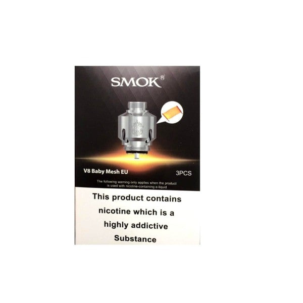  Smok V8 Baby Mesh EU Coils | Cheapest in the UK | Sweet Geez Vapes