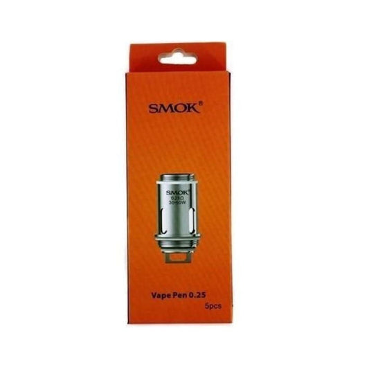 Smok Vape Pen Coils | 0.25Ω | 5-pack - Shop Now at  Sweet Geez Vapes